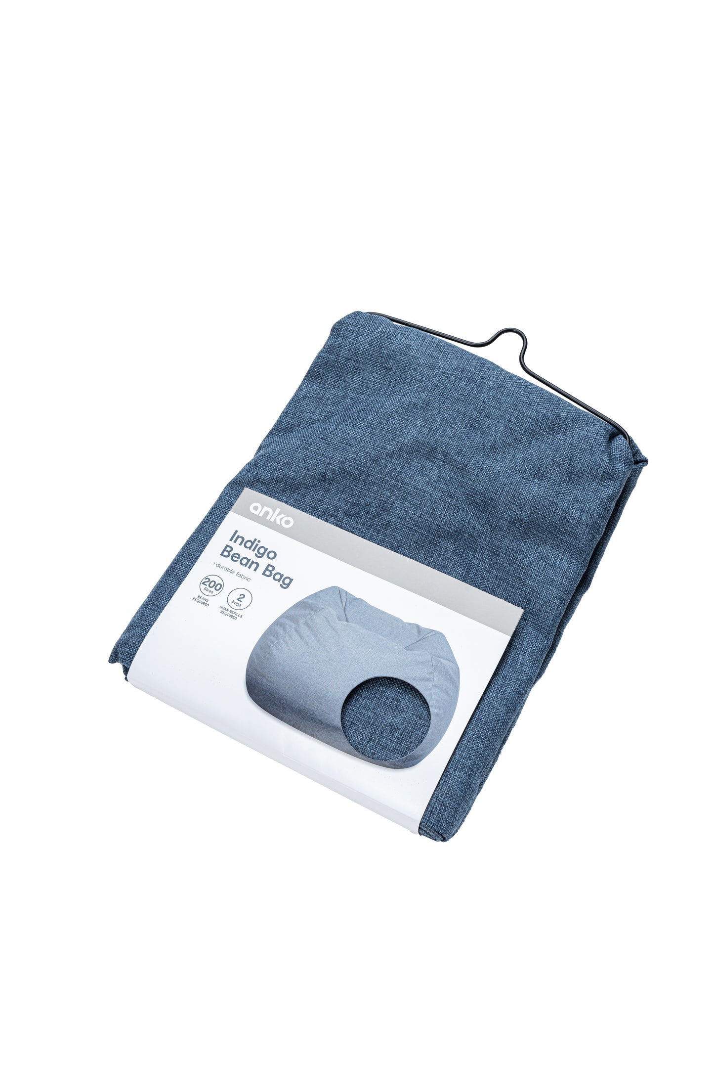 Indigo Bean Bag Cover