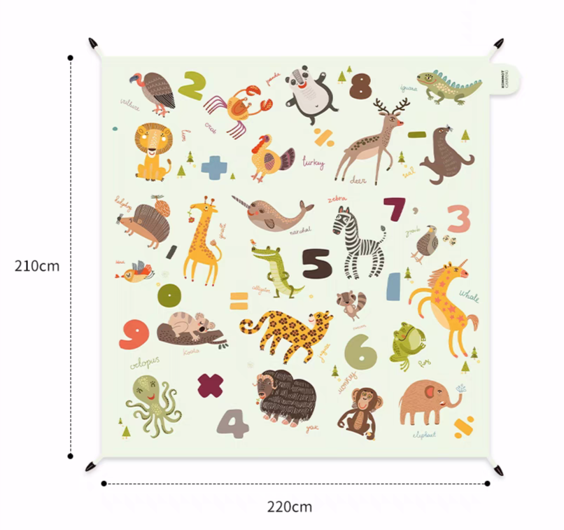 KOMMOT Picnic Mat - Z00 Large