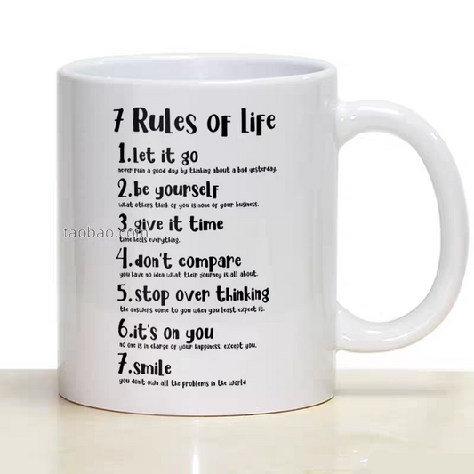 Mug_7 Rules of Life