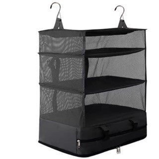 Hanging Travel Compression Bag - Black Large