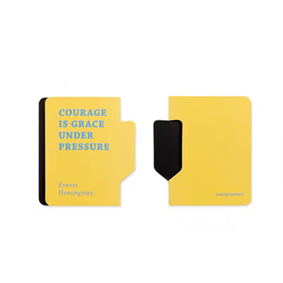 Index Magnetic Bookmark Courage Is Grace Under Pressure