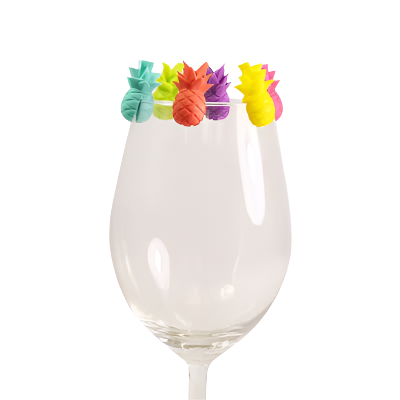 Wine Glass Charms - Pineapples
