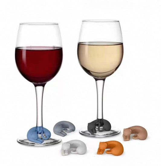 Wine Glass Charms - Puppies